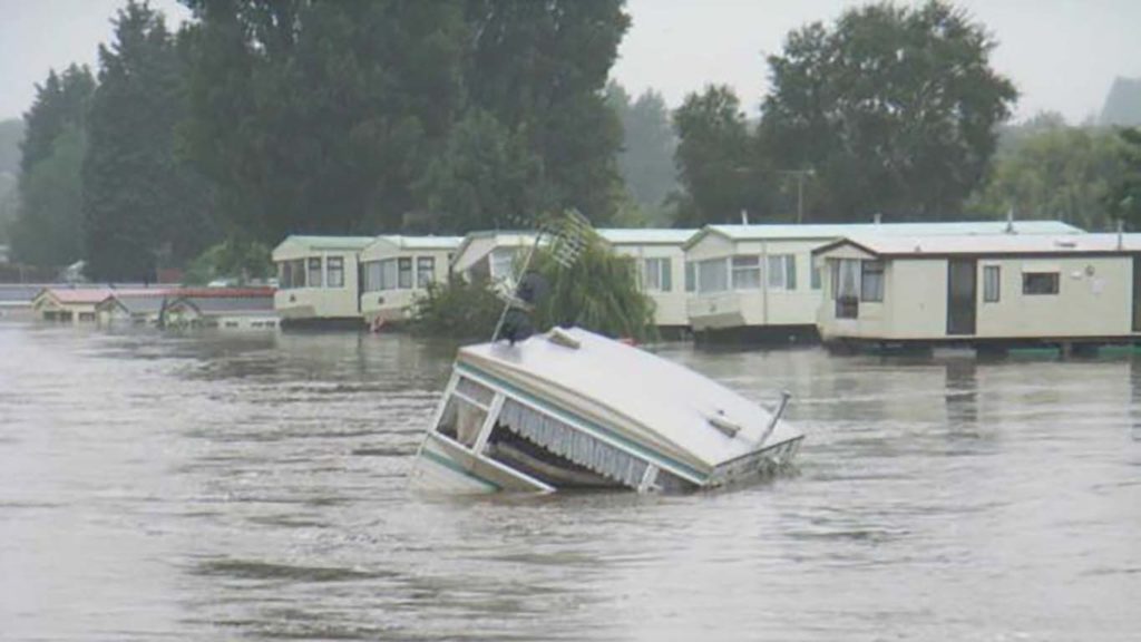 Evesham Caravan Flood